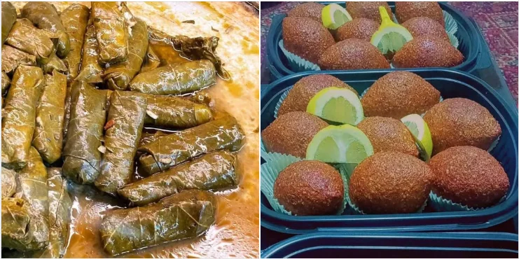 عرض السهرة صحن يالنجي +قرصين كبة ب ٢٠ الف