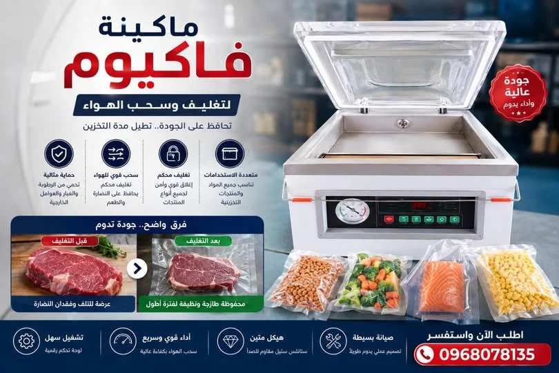 ماكينة الفاكيوم ممكن أن تكون بداية عملك!